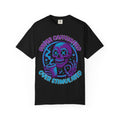 Under Caffeinated Over Stimulated Skull T-Shirt