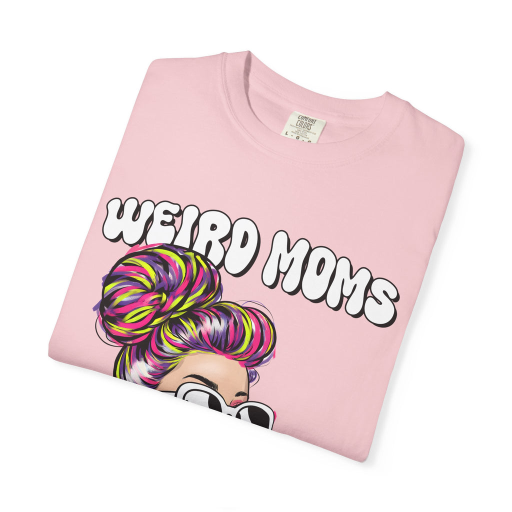 Weird Moms Homeschool Graphic T-Shirt — Retro Pop Art Mom Tee