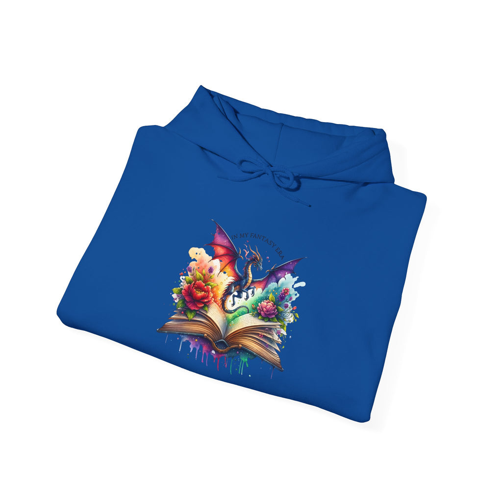 Fantasy Dragon Book Hoodie – Colorful Magic Storybook Sweatshirt