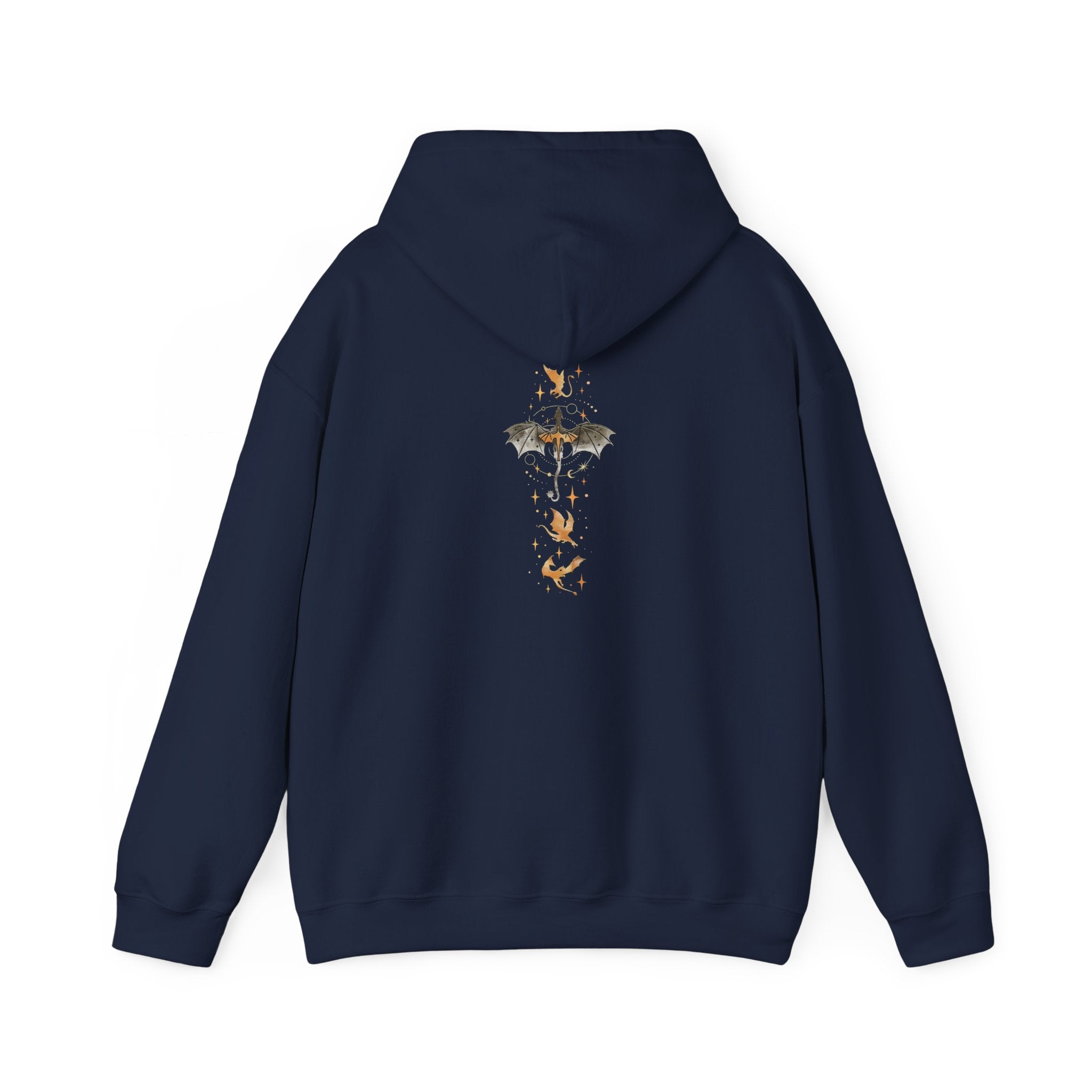 Bookish Bat Hoodie — Vintage Flying Books Graphic Pullover