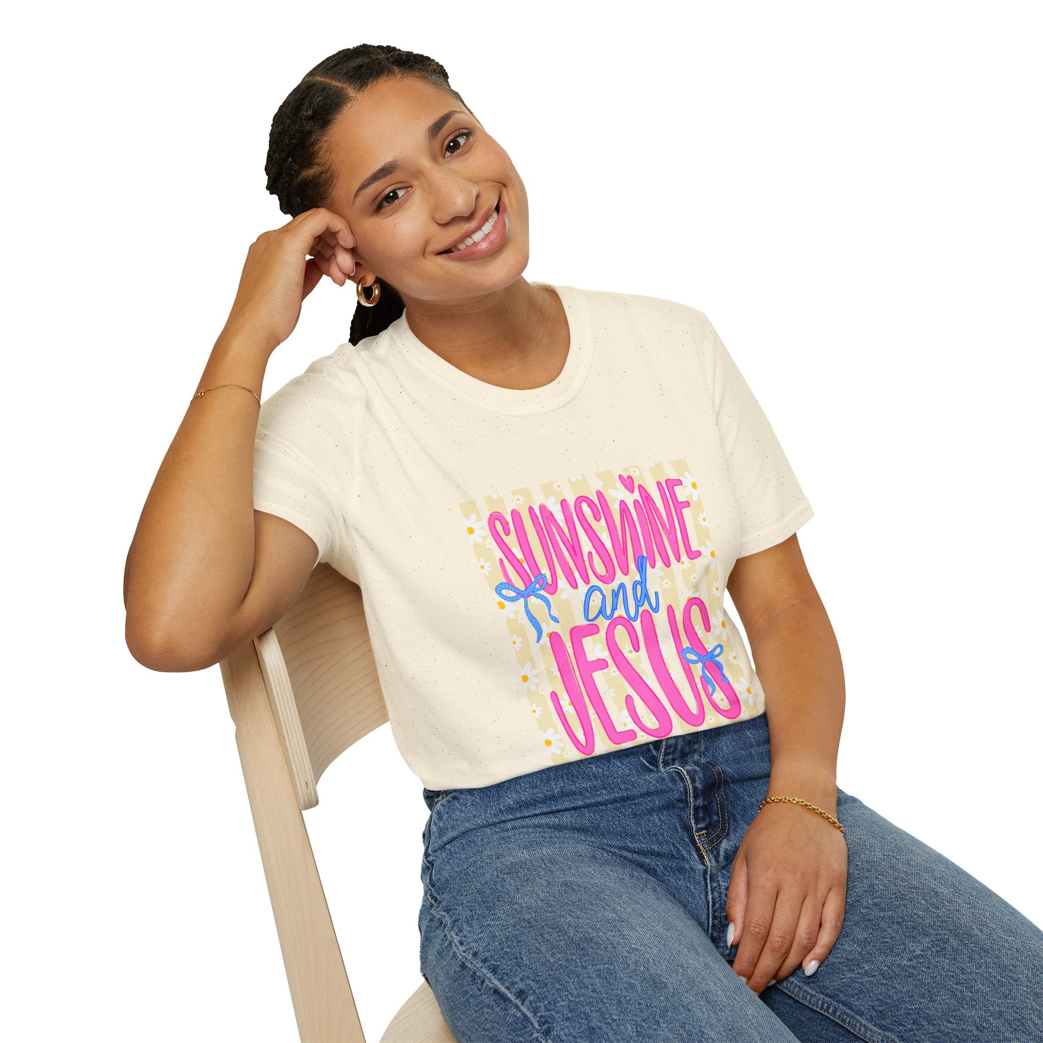Sunshine and Jesus T-Shirt — Bright Christian Faith Graphic Tee