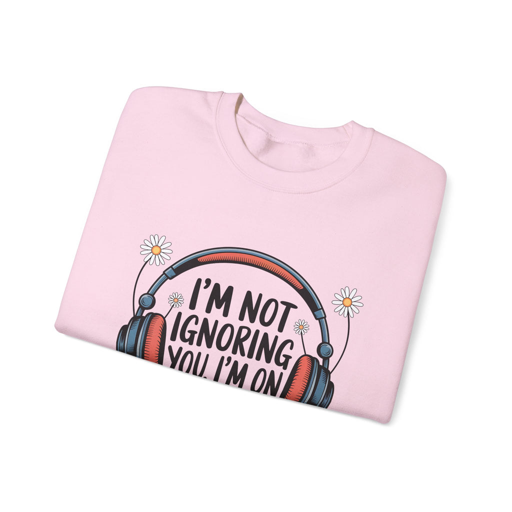 Reader Sweatshirt — “I’m Not Ignoring You, I’m on Chapter 12” Cozy Book Lover Crewneck