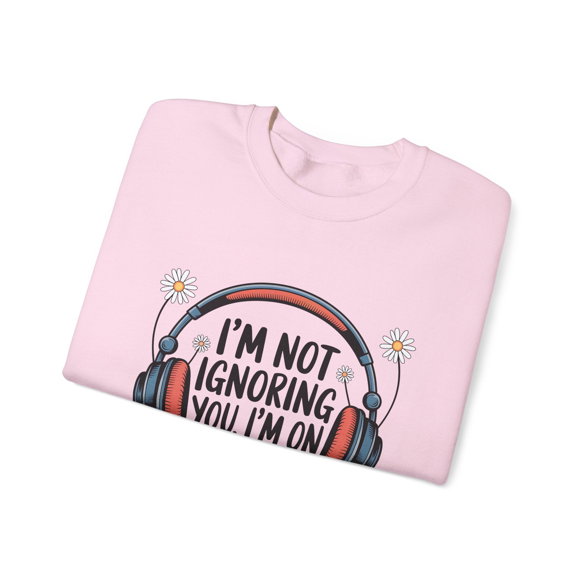 Reader Sweatshirt — “I’m Not Ignoring You, I’m on Chapter 12” Cozy Book Lover Crewneck