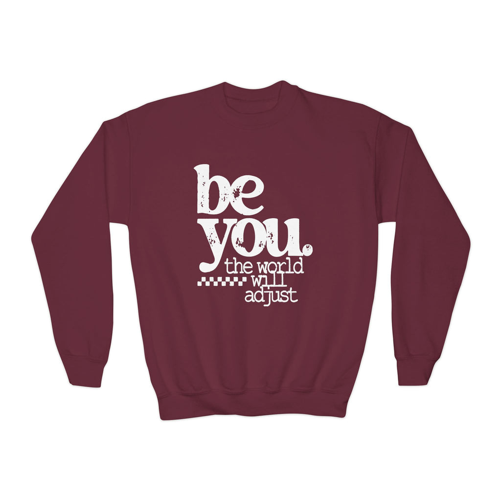 Youth Crewneck Sweatshirt — Classic White Kids Pullover