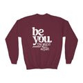 Youth Crewneck Sweatshirt — Classic White Kids Pullover