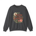 Bookshop Sweatshirt — "Meet Me at the Bookshop" Floral Cozy Crewneck
