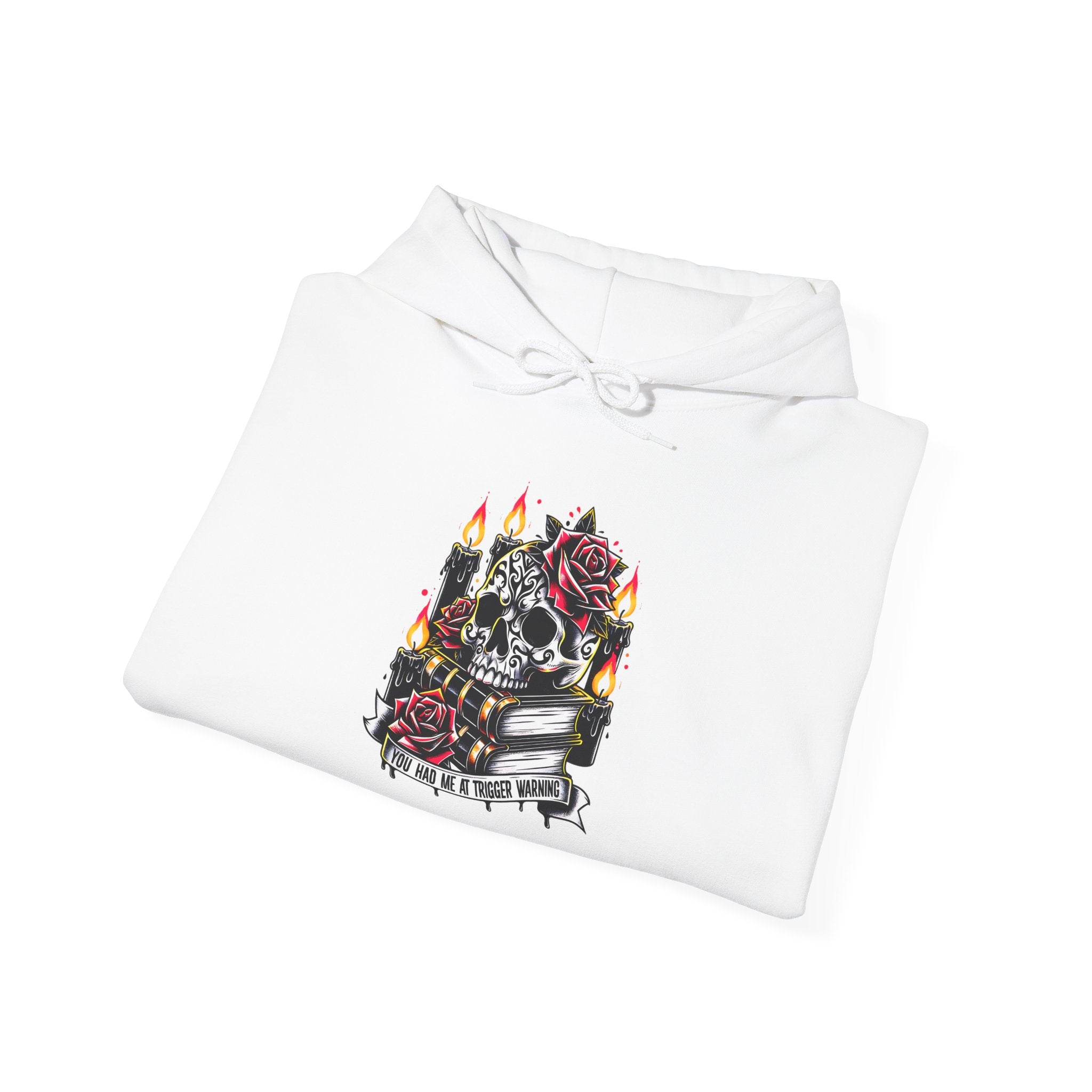 Skull & Roses Candle Memorial Hoodie