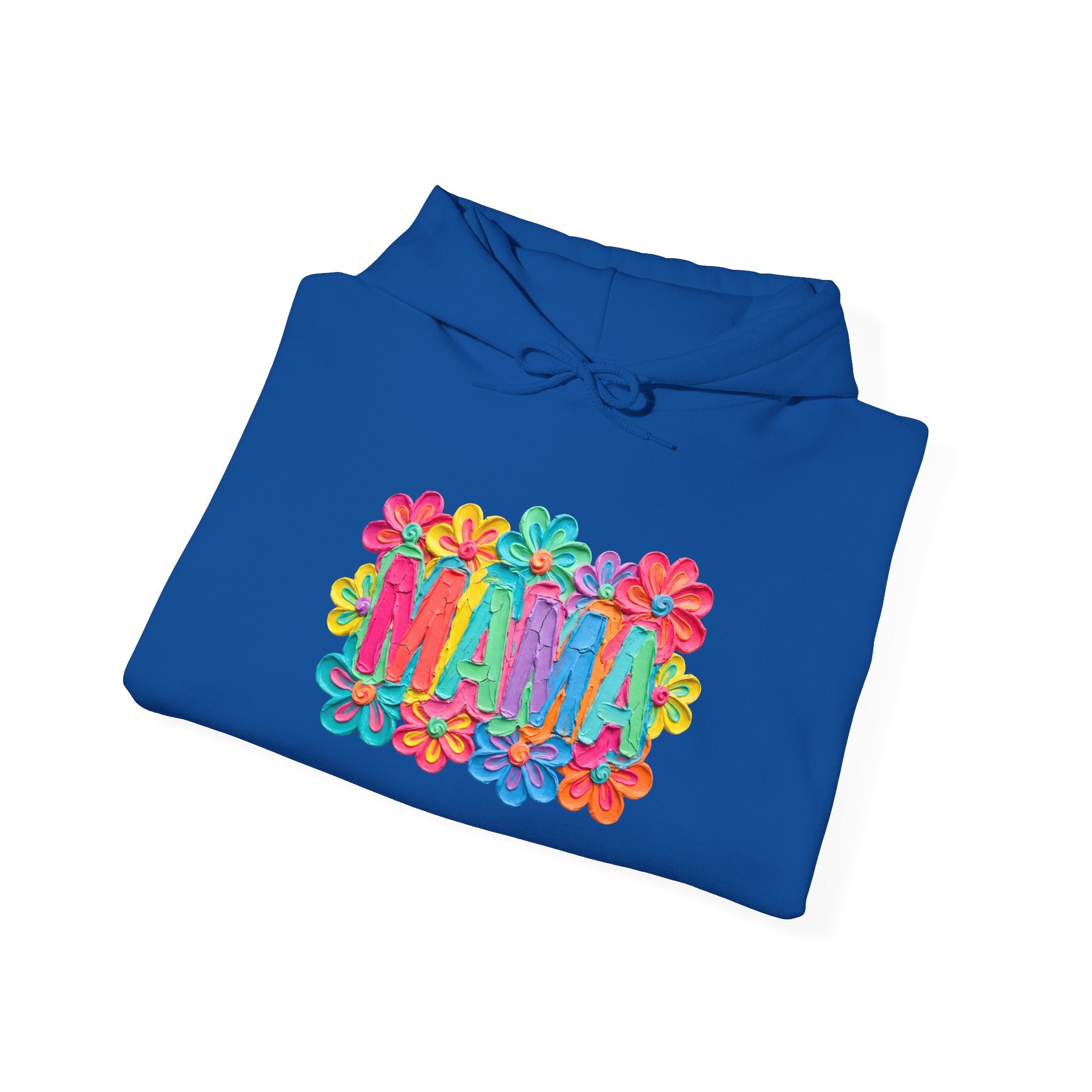 Hoodie "Mama" Colorful Floral Design – Mother's Day Cozy Pullover