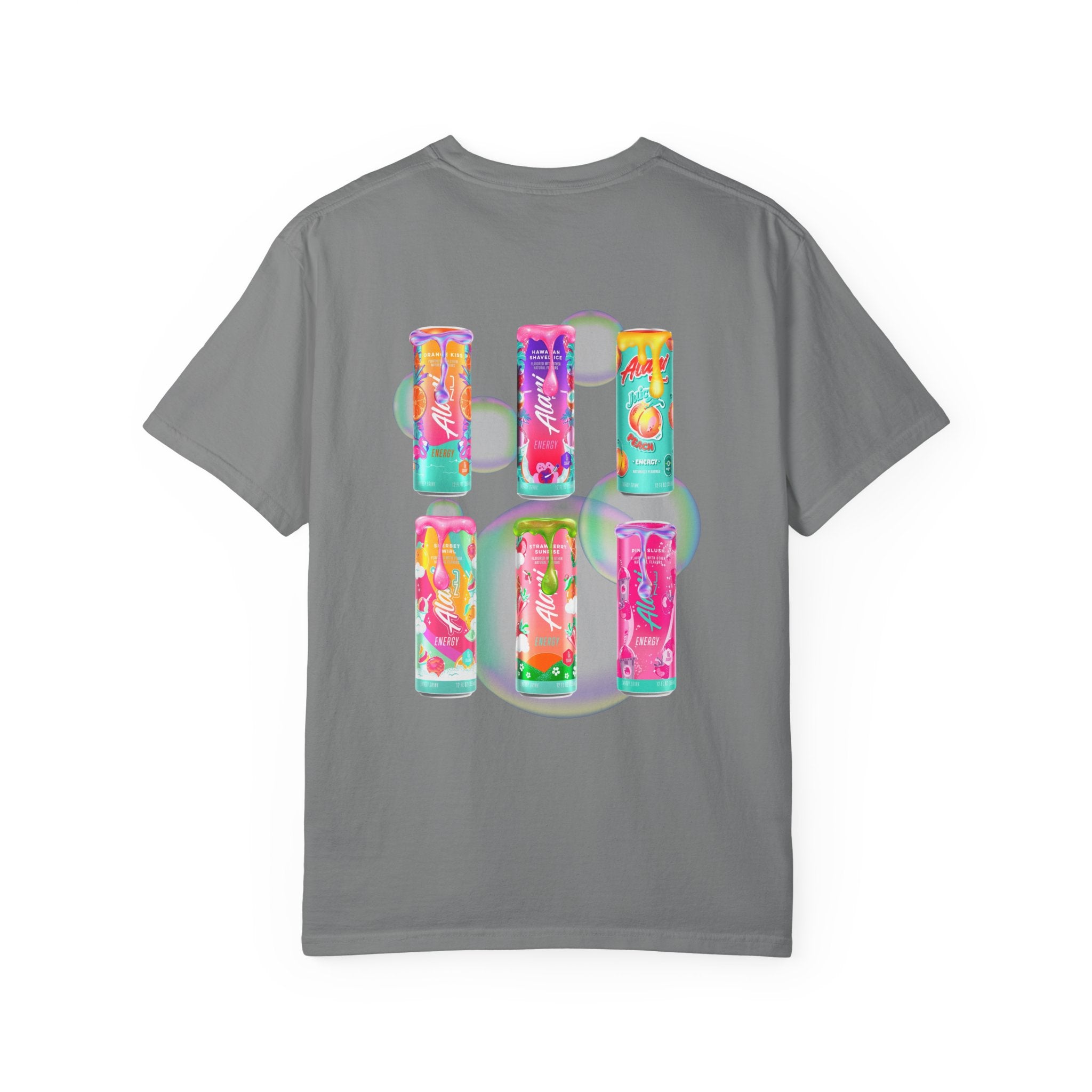 T-Shirt — Alani Nu Energy Drink Can Collage Graphic Tee