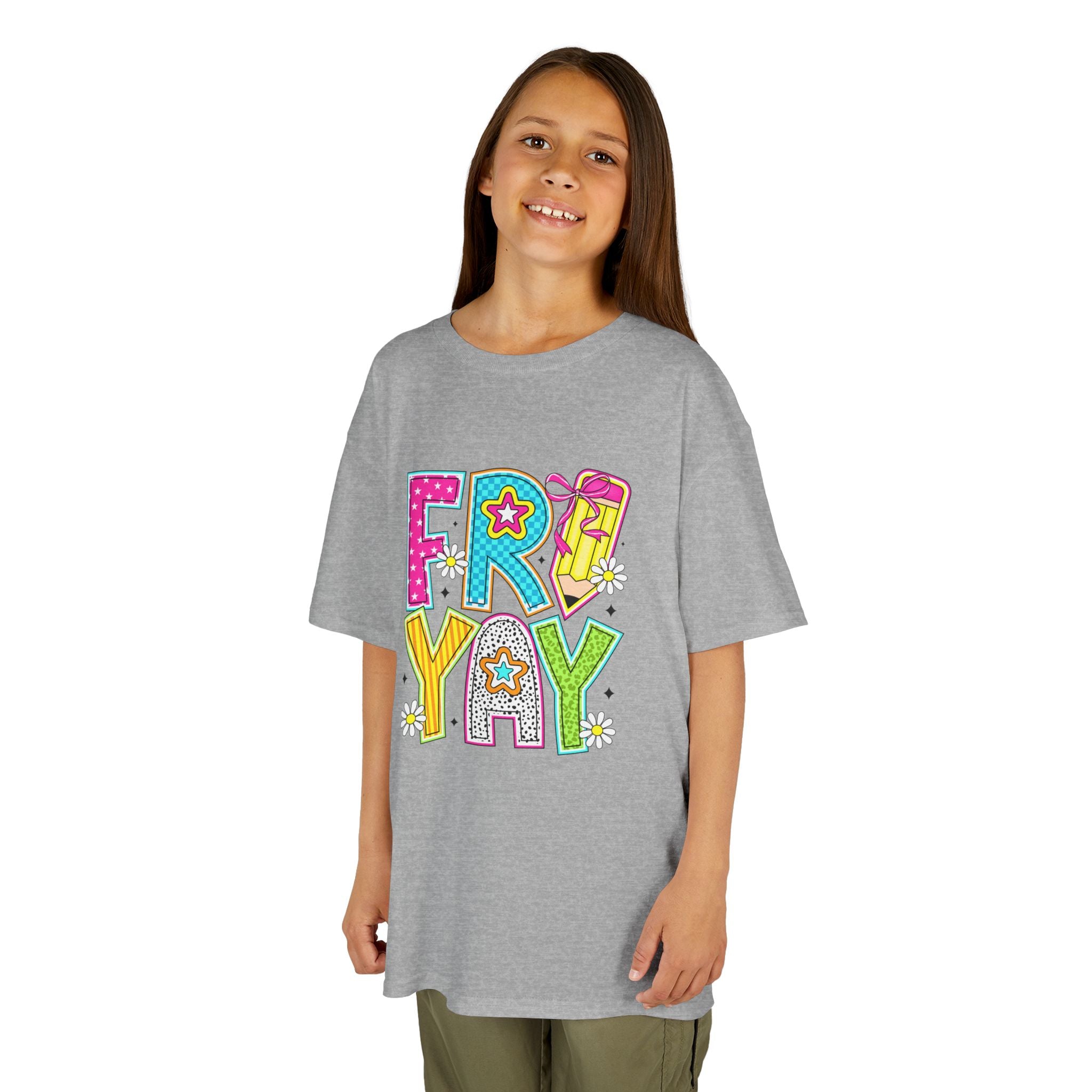 Kids "Fri-Yay" Colorful Celebration Tee