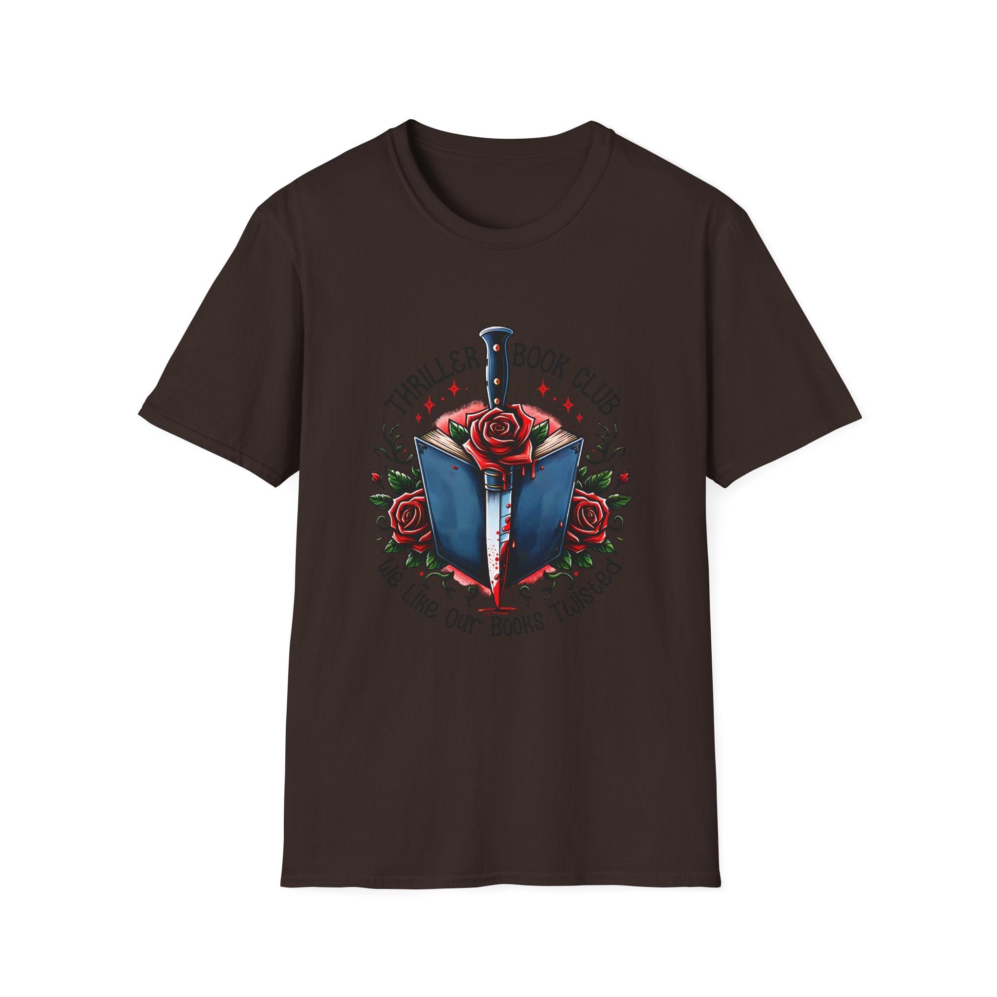 Thriller Book Club T-Shirt — “We Like Our Books Twisted” Graphic Tee