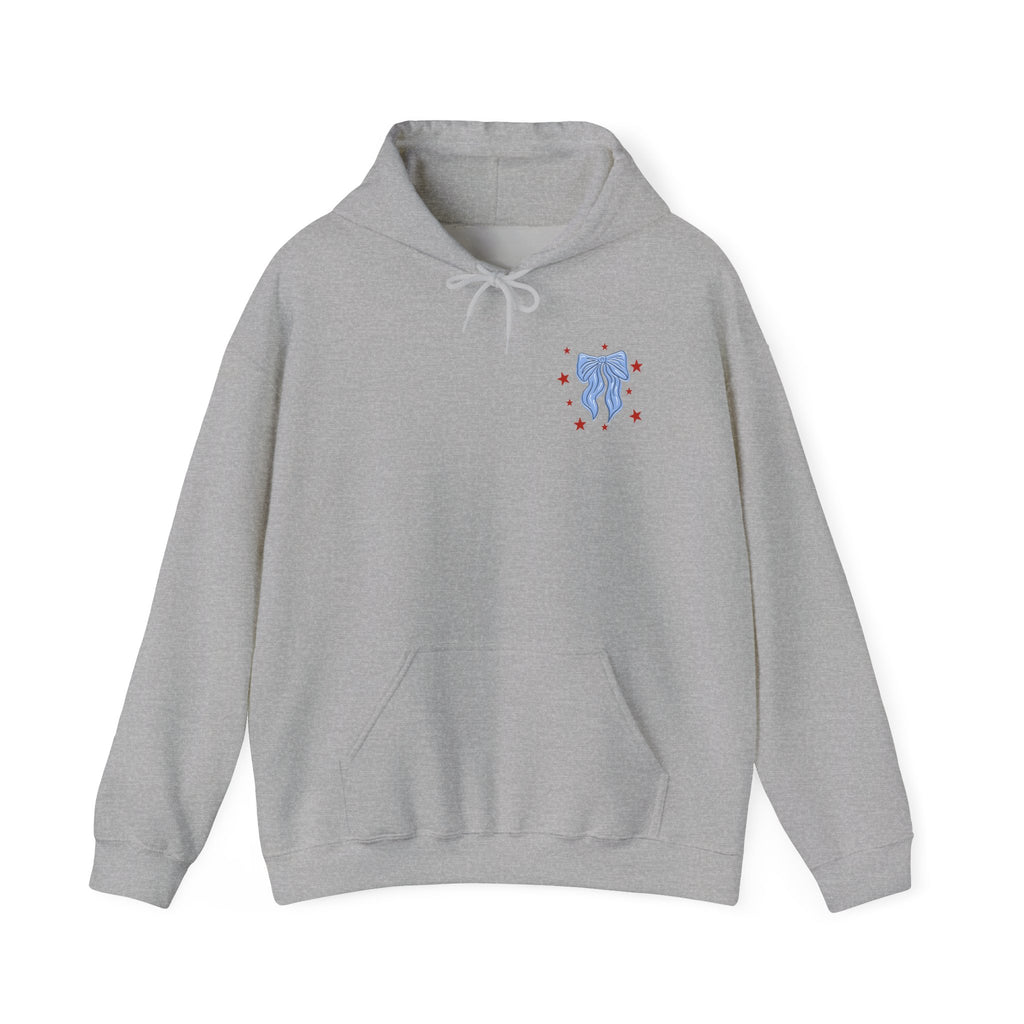American Honey Hoodie — Retro Patriotic Graphic Sweatshirt