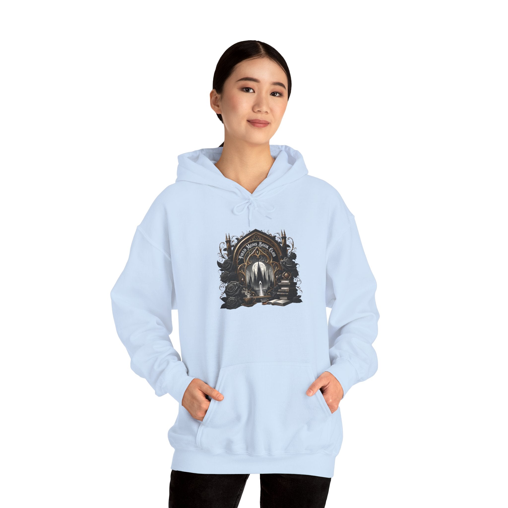 Mystic Forest Portal Hoodie — Gothic Nature Graphic Sweatshirt