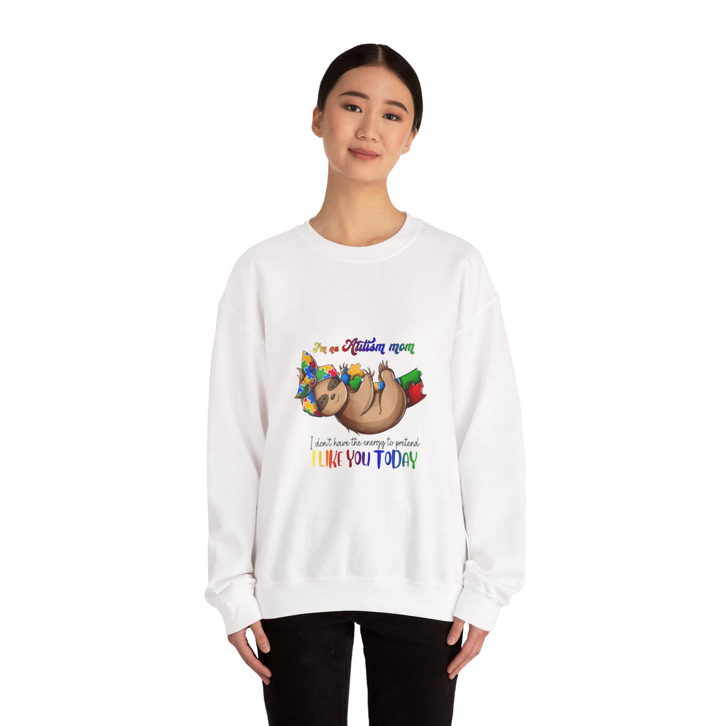 Sloth Mama Sweatshirt — "I'm a Slothin' Mama, I don't have my s*** together but I LOVED YOU TODAY" Cozy Mom Crewneck