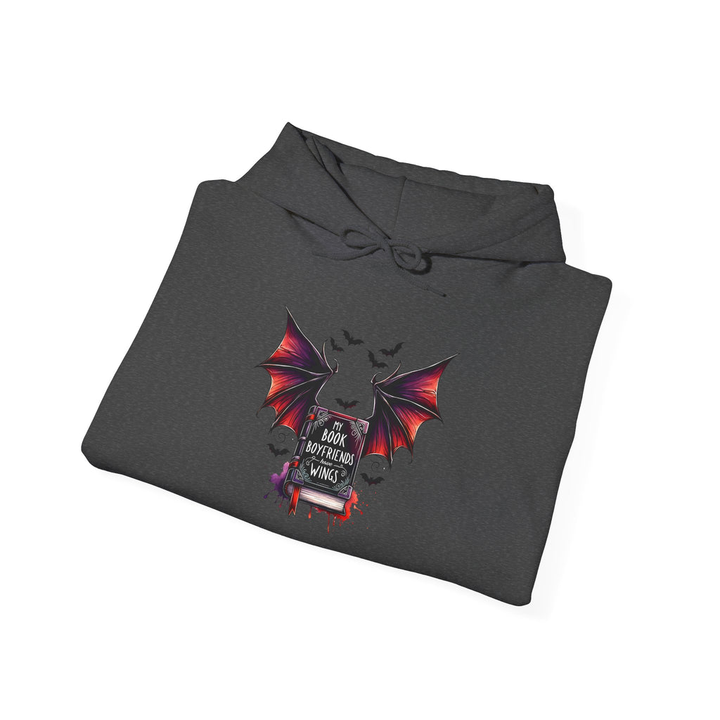 Gothic Bat Graveyard Hoodie — "Rest in Blood" Vampire Graphic Sweatshirt
