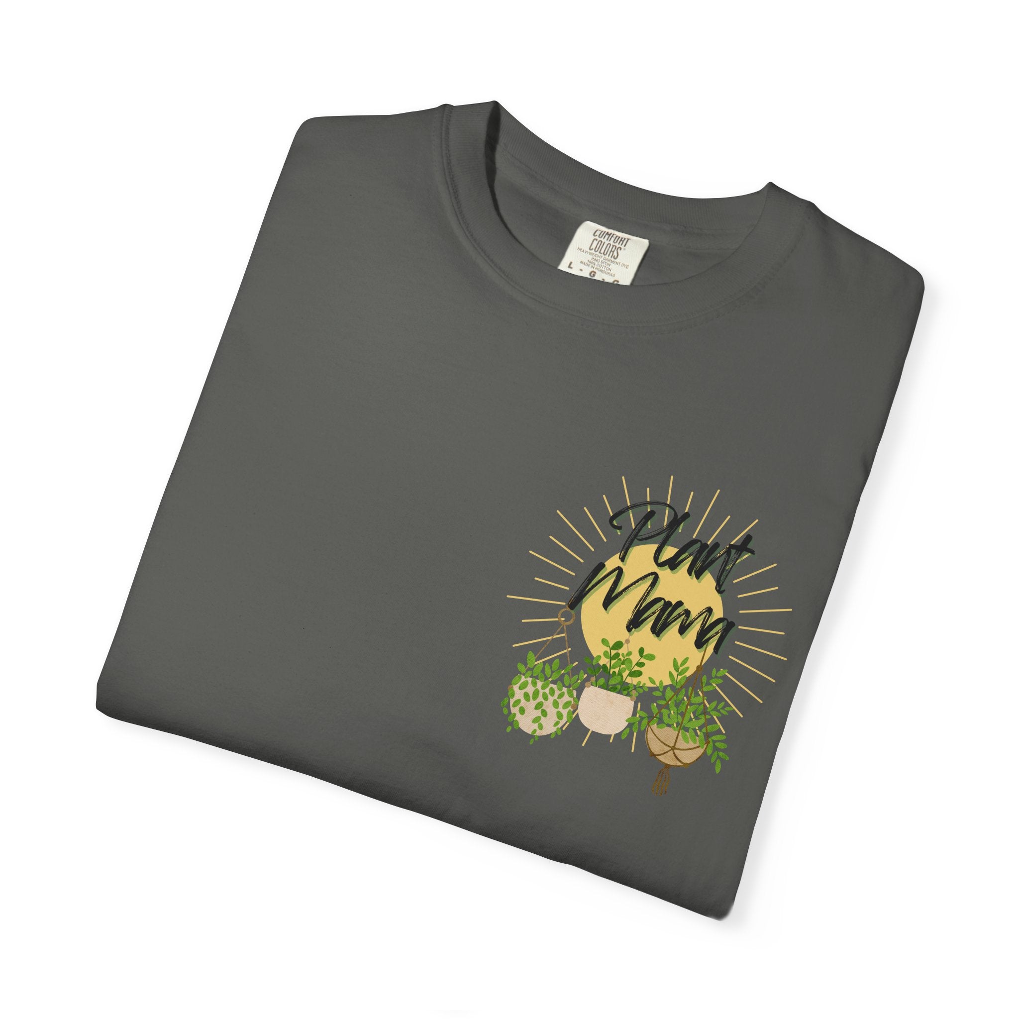 Plant Mom T‑Shirt — Botanical Graphic Tee (Front Text: "Plant Mom")