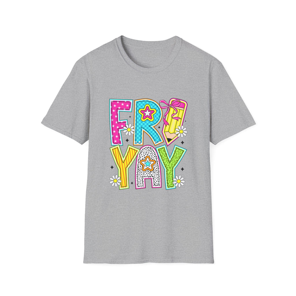 Fry-Yay Colorful Cartoon T-Shirt — Fun Fry & Fries Graphic Tee