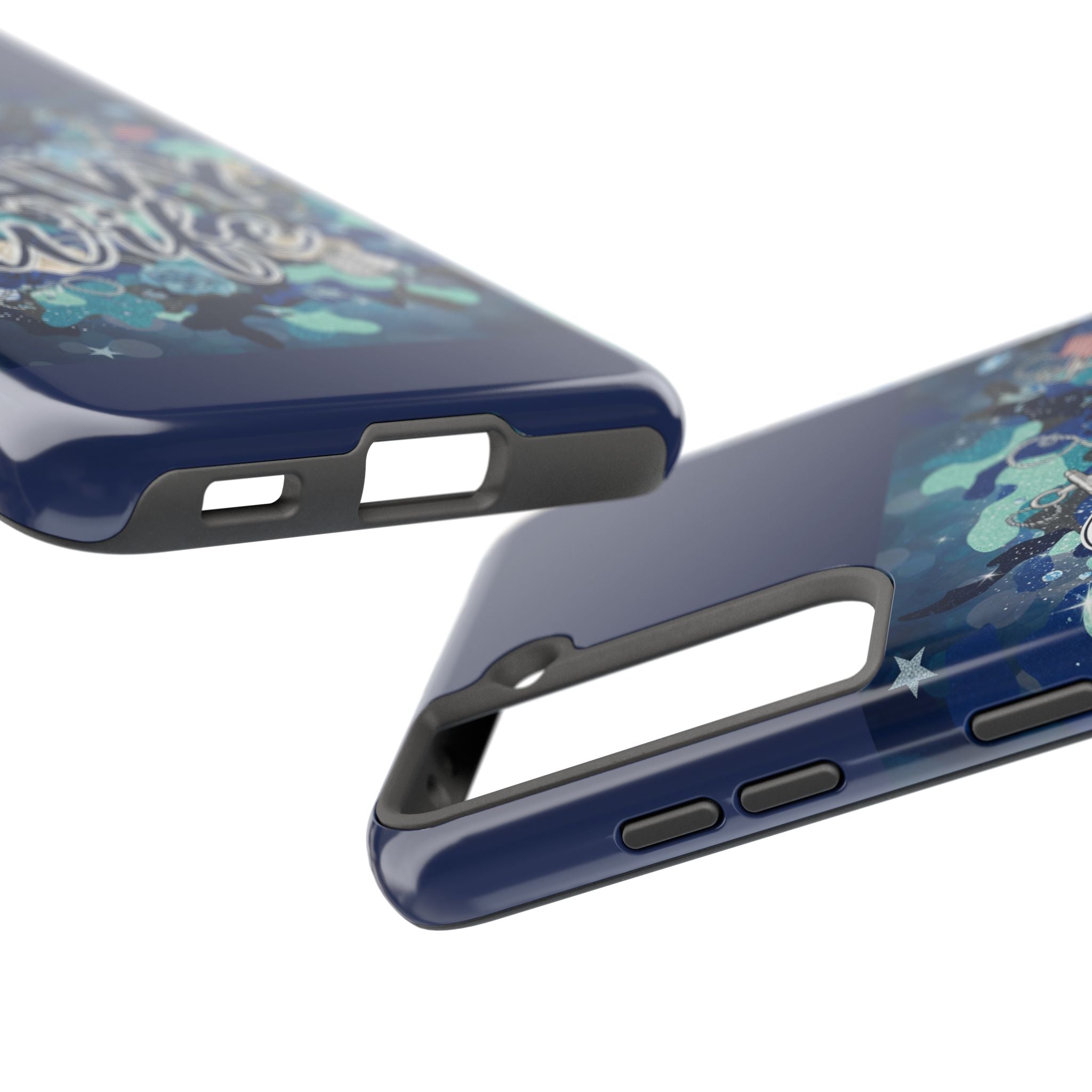 Navy Wife Tough Phone Case — Military Camouflage Protective Phone Cover, Perfect Gift for Navy Spouses