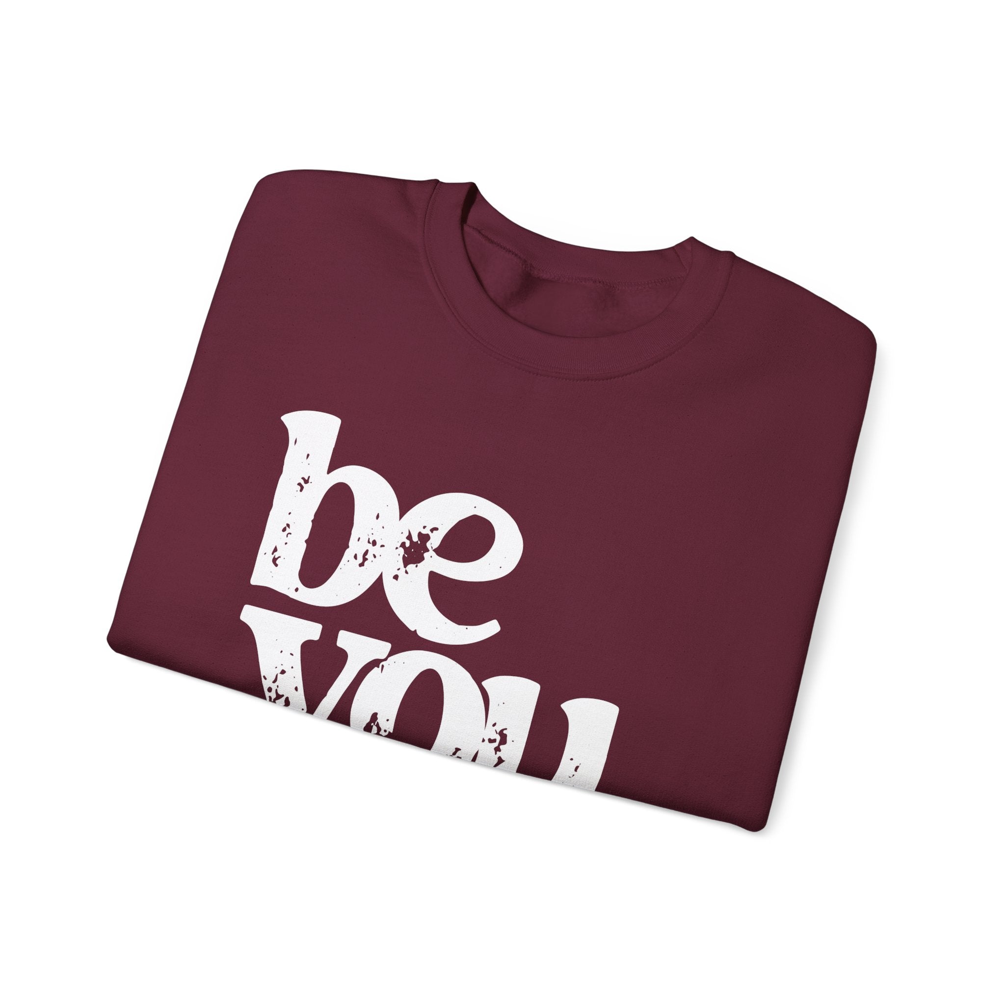 White Crewneck Sweatshirt — Classic Plain Pullover