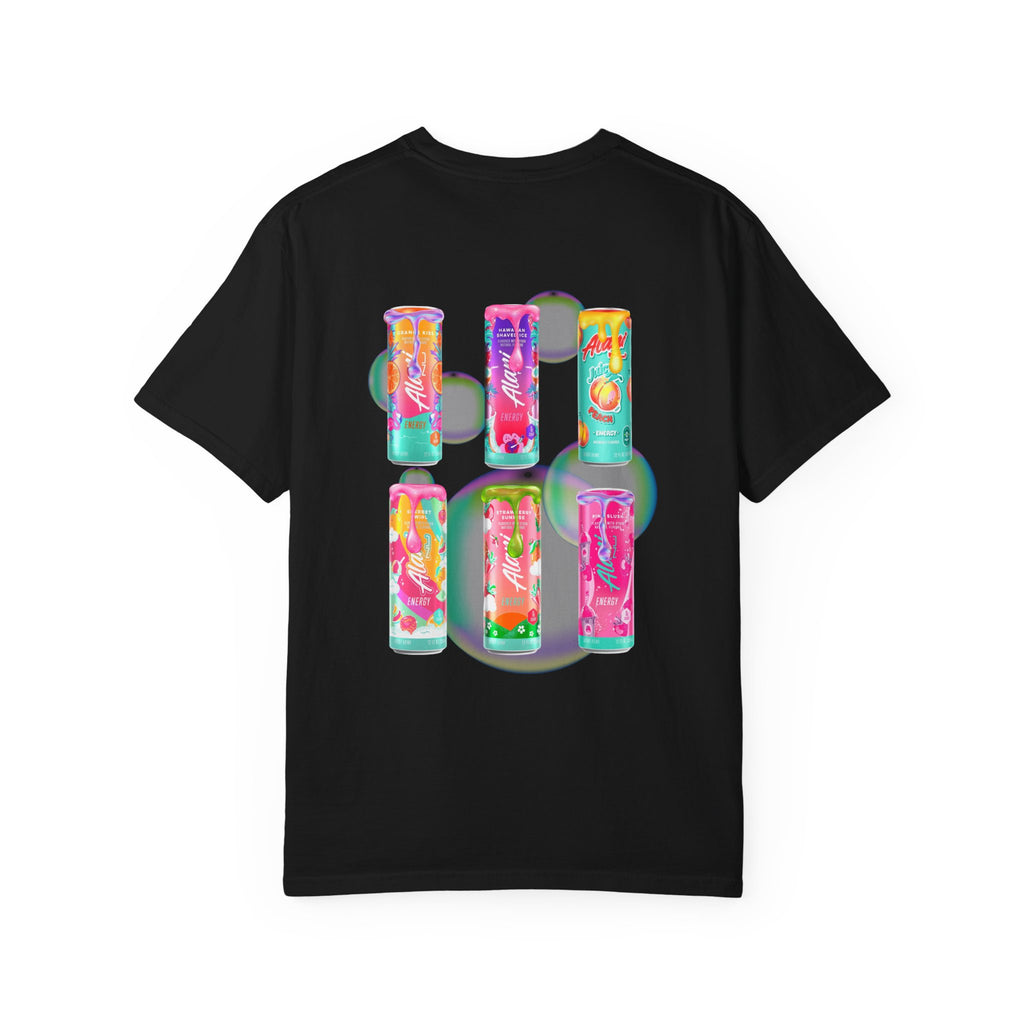 T-Shirt — Alani Nu Energy Drink Can Collage Graphic Tee