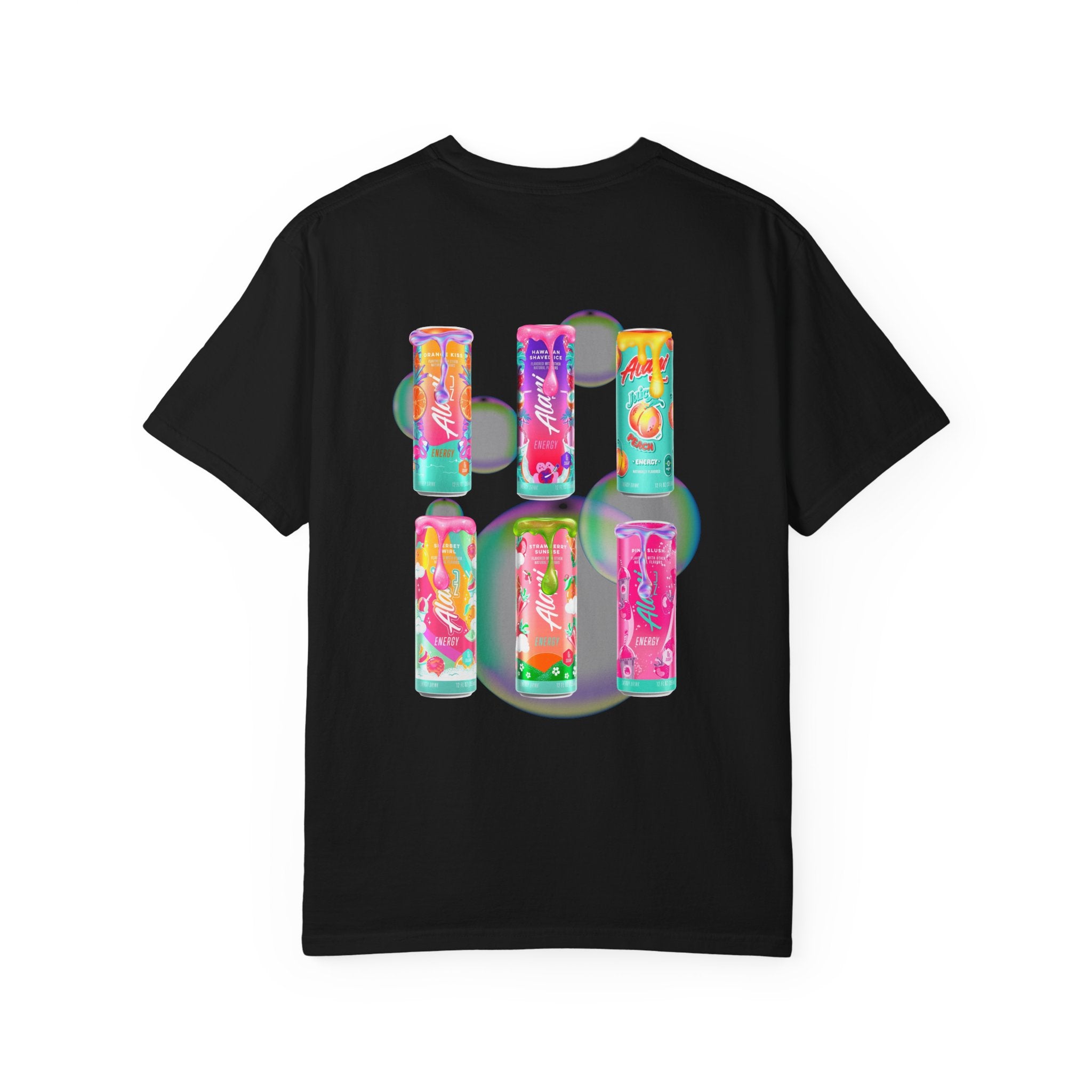 T-Shirt — Alani Nu Energy Drink Can Collage Graphic Tee