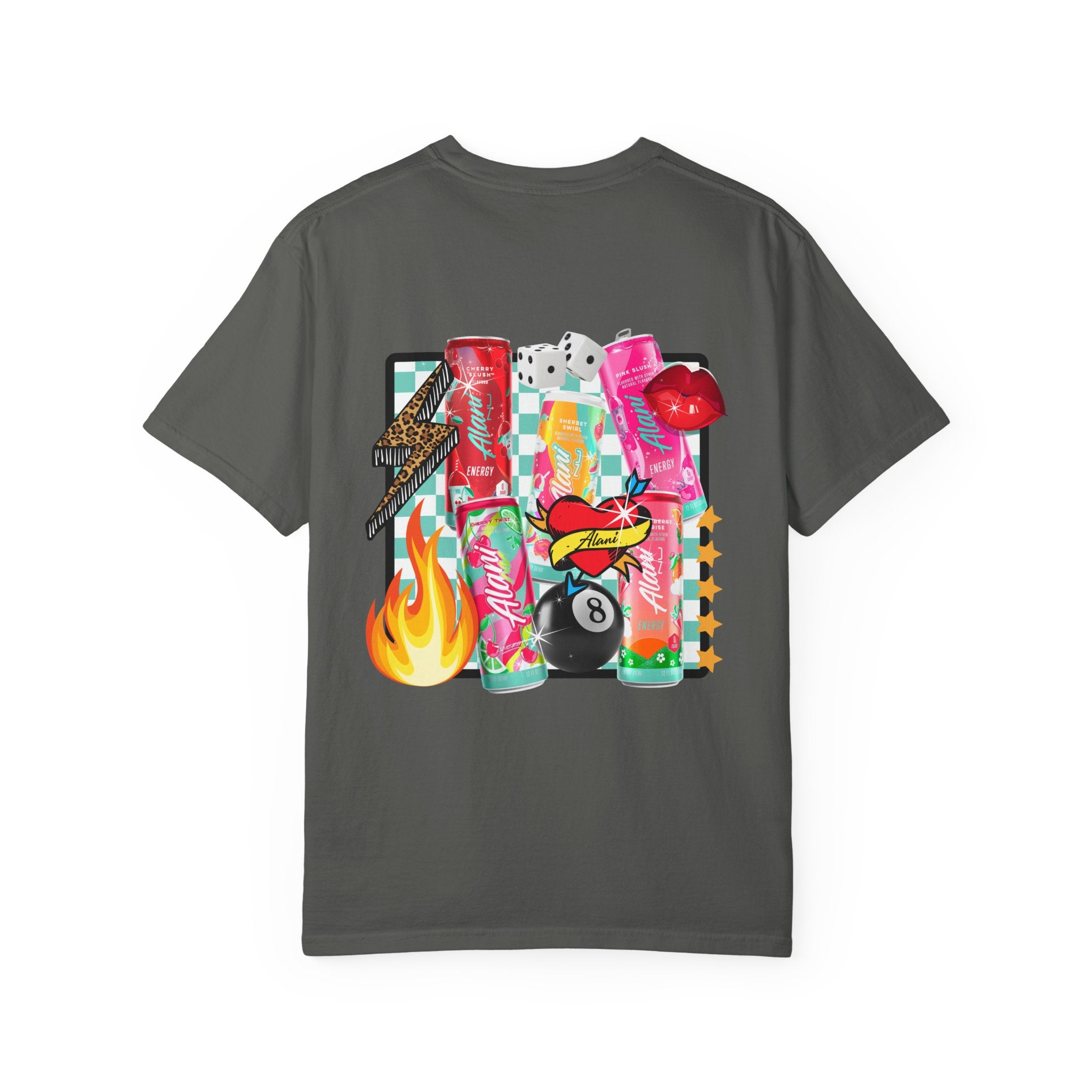 Graphic T‑Shirt — 'Alani Nu' Retro Pop Collage Tee