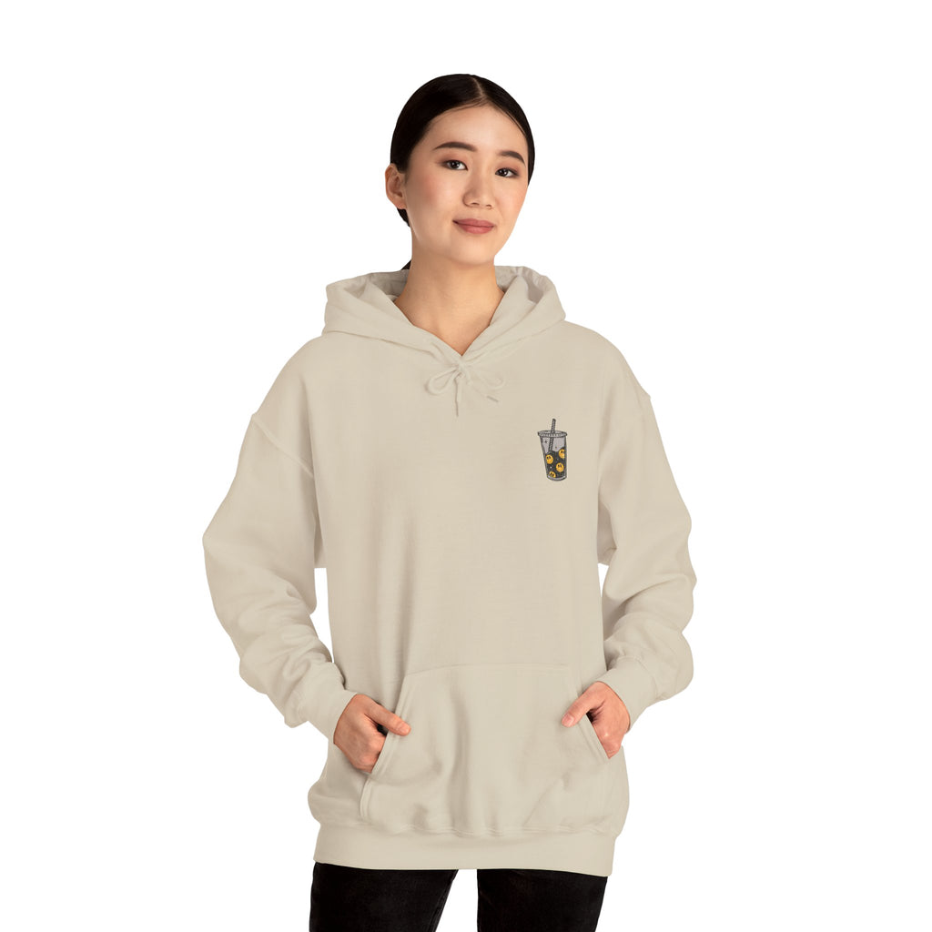 Coffee Hoodie - "Drink Some Coffee & Handle Your Business" Graphic Pullover
