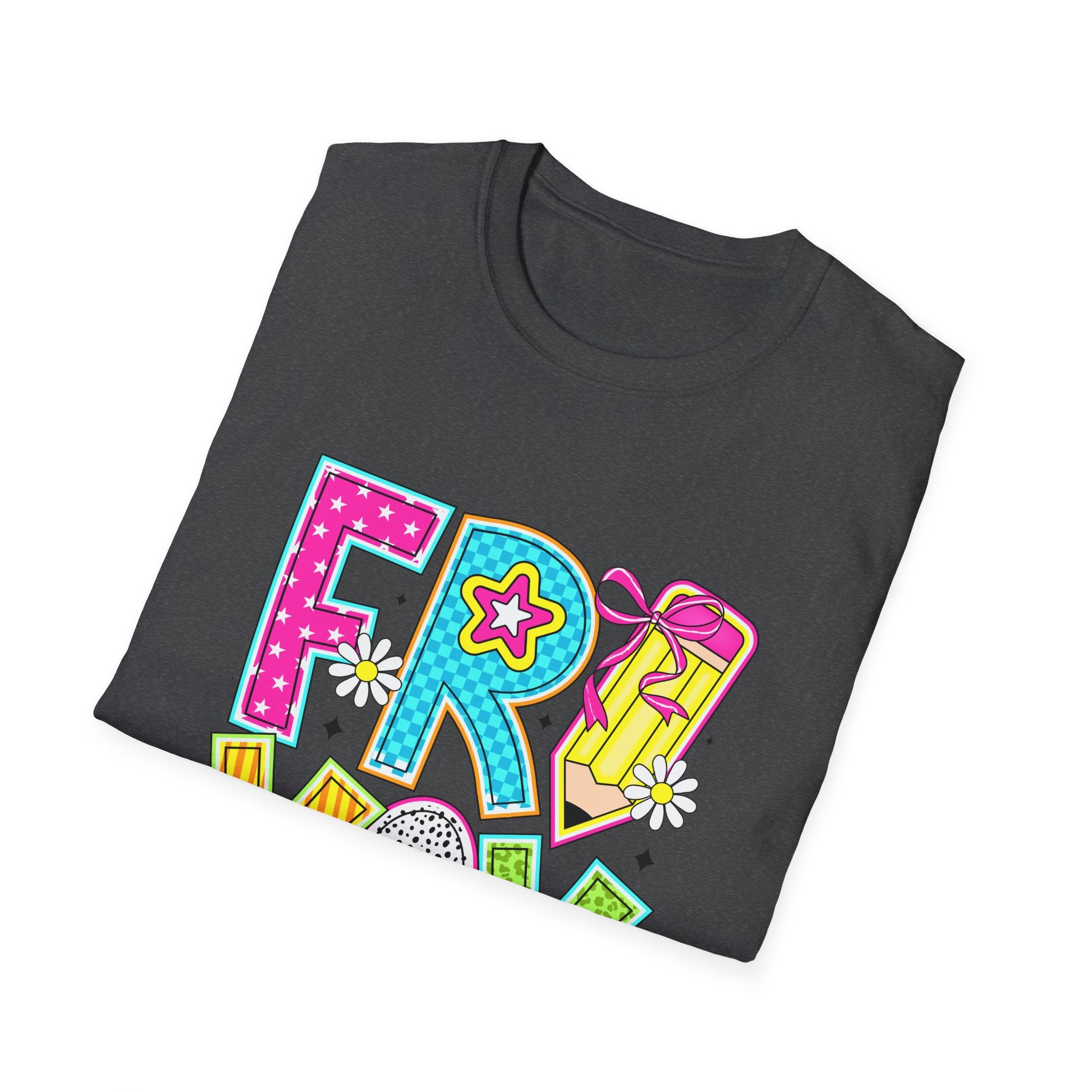 Fry-Yay Colorful Cartoon T-Shirt — Fun Fry & Fries Graphic Tee