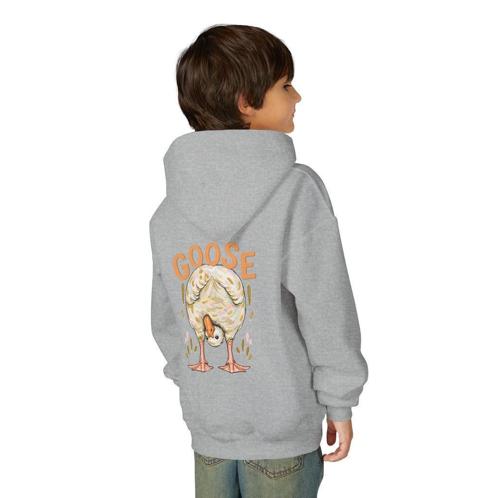 Youth Hoodie — Cute 'Duck Duck Goose' Watercolor Ducks Pullover