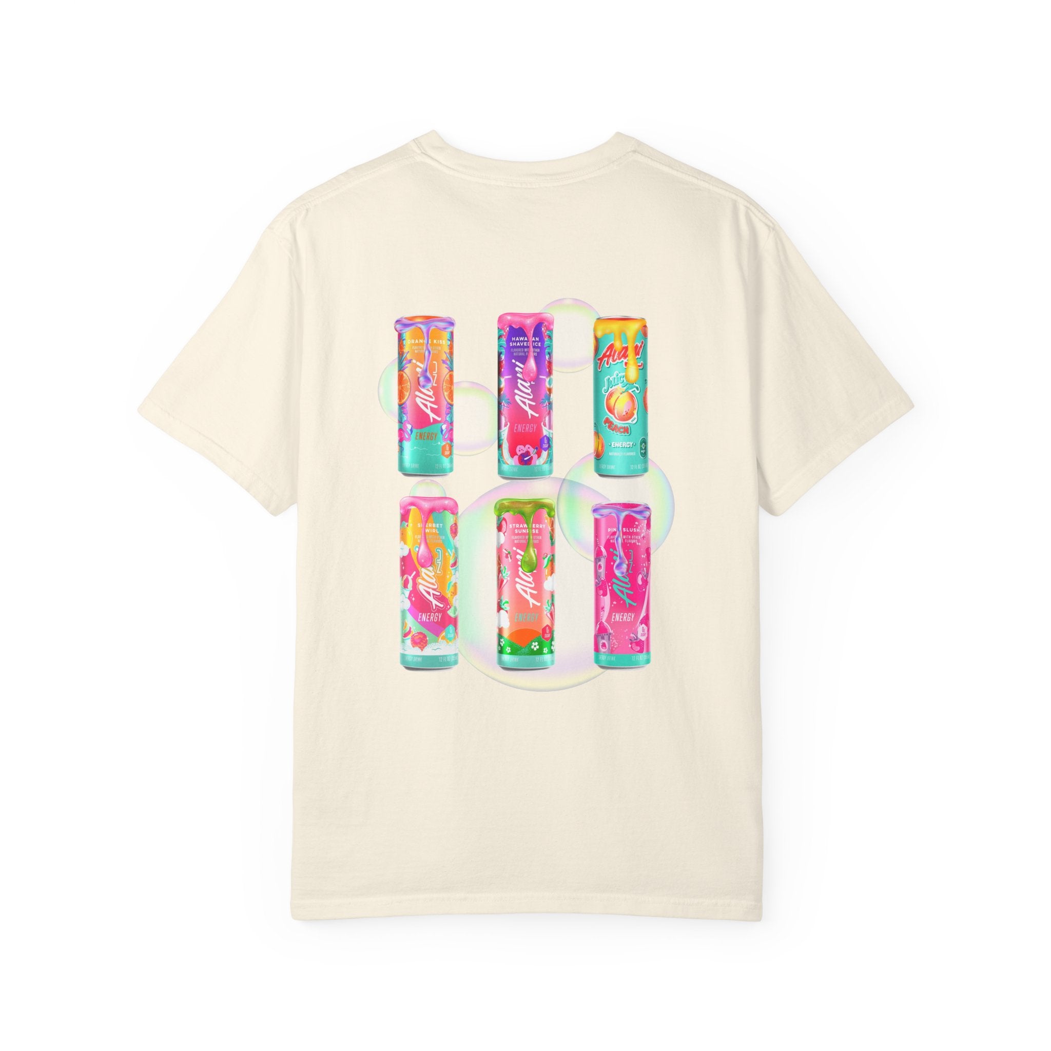 T-Shirt — Alani Nu Energy Drink Can Collage Graphic Tee