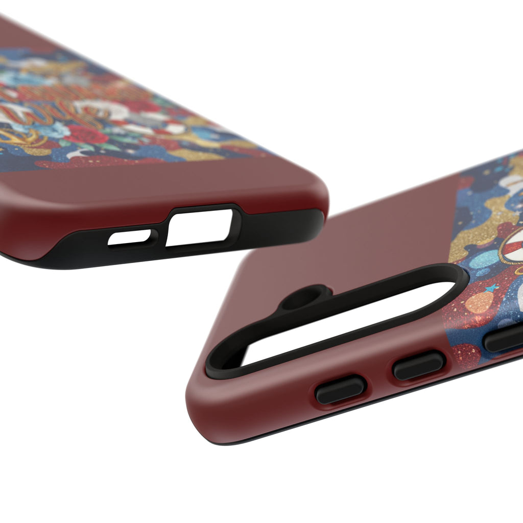 Coast Guard Wife Tough Phone Case — Patriotic Anchor & Lifebuoy Design