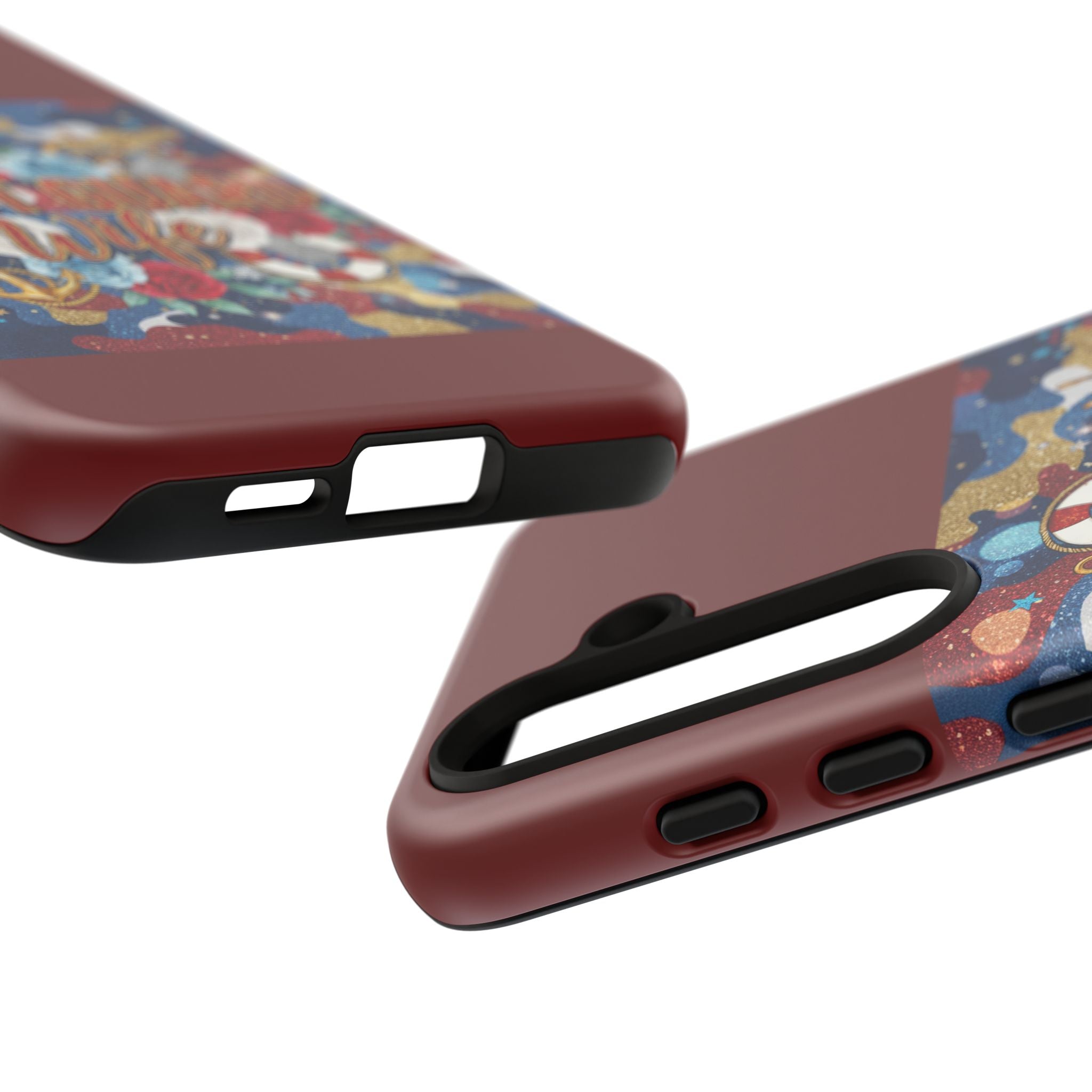 Coast Guard Wife Tough Phone Case — Patriotic Anchor & Lifebuoy Design
