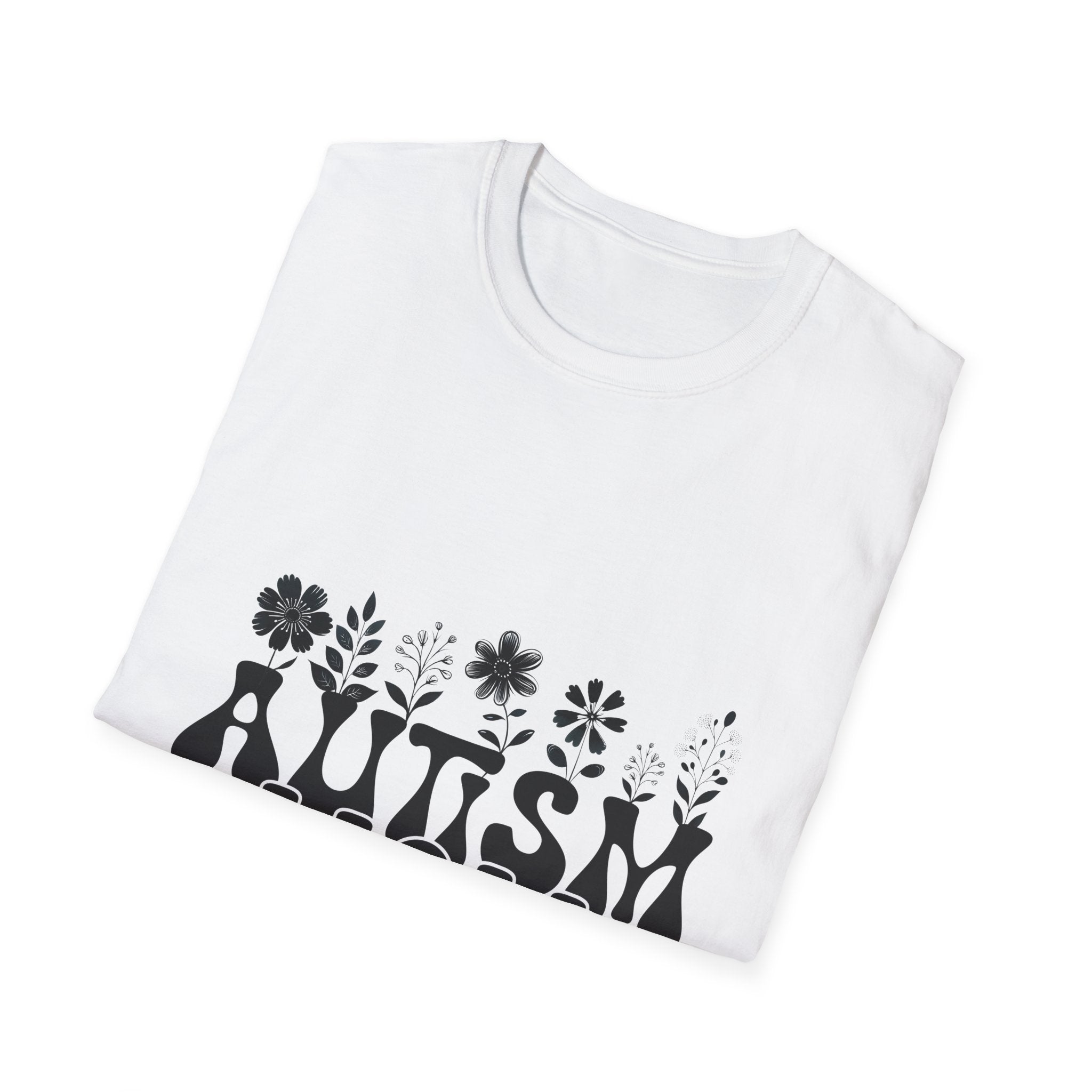 Autism Mom T-Shirt — Floral Retro 'Autism Mom' Tee for Proud Moms