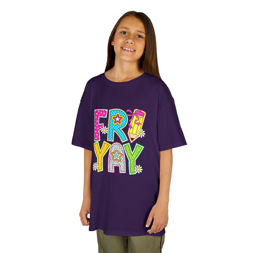 Kids "Fri-Yay" Colorful Celebration Tee