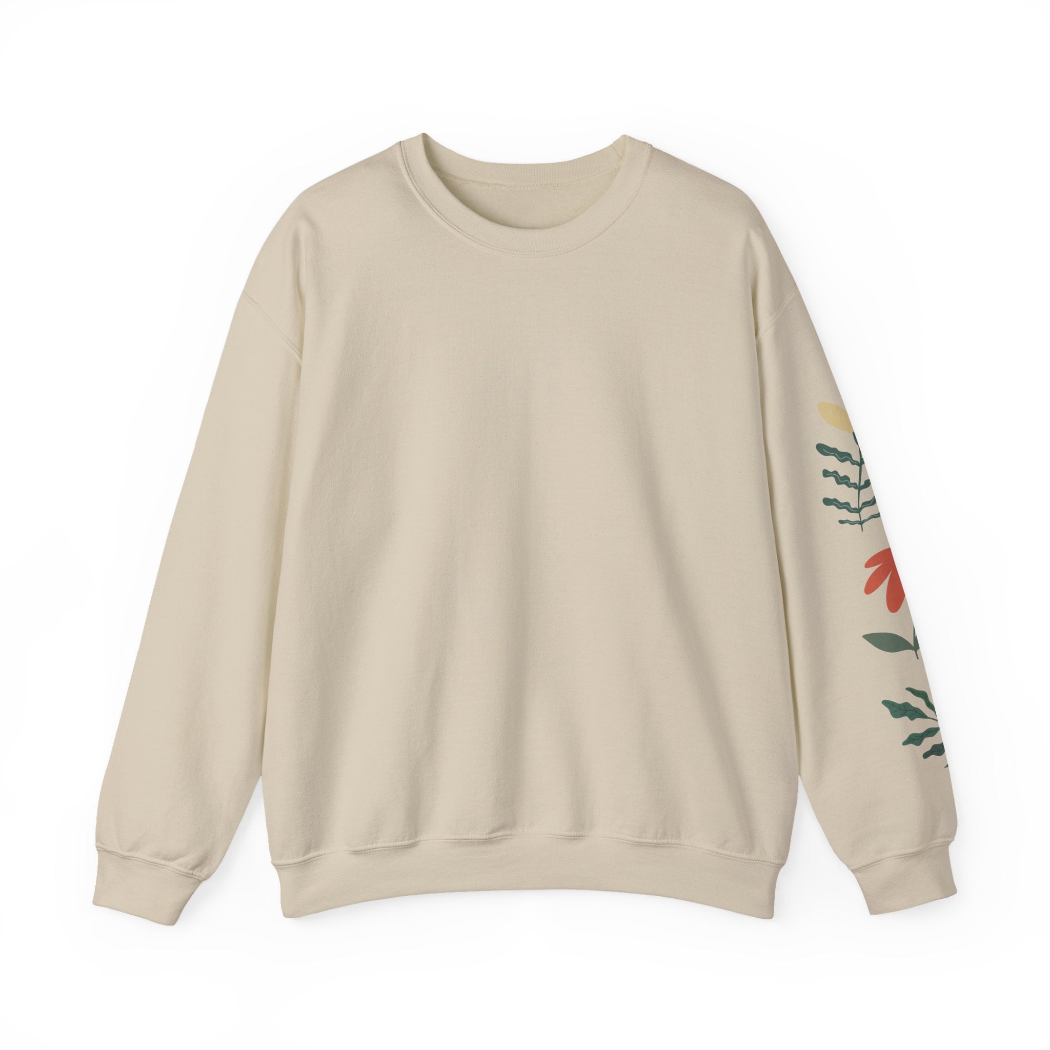 Autism Awareness Crewneck Sweatshirt — "Seeing the World Differently" Floral Design