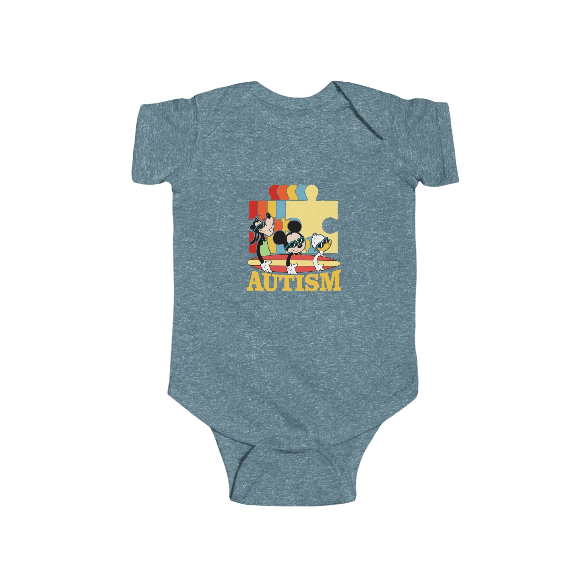 Autism Awareness Infant Bodysuit – Colorful Puzzle Piece Design