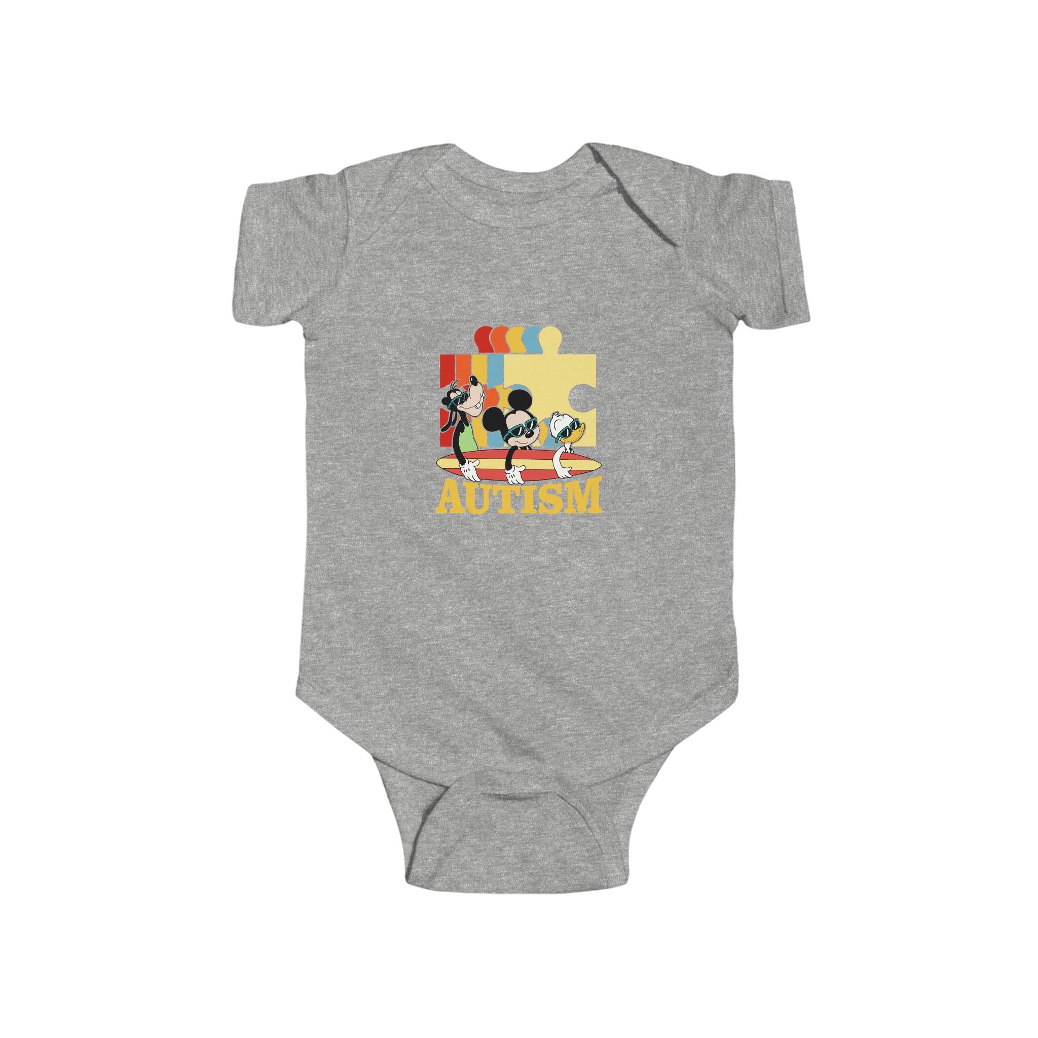 Autism Awareness Infant Bodysuit – Colorful Puzzle Piece Design