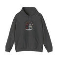 Horror Girl Graphic Hoodie – Gothic Roses & Vintage Candle Illustration
