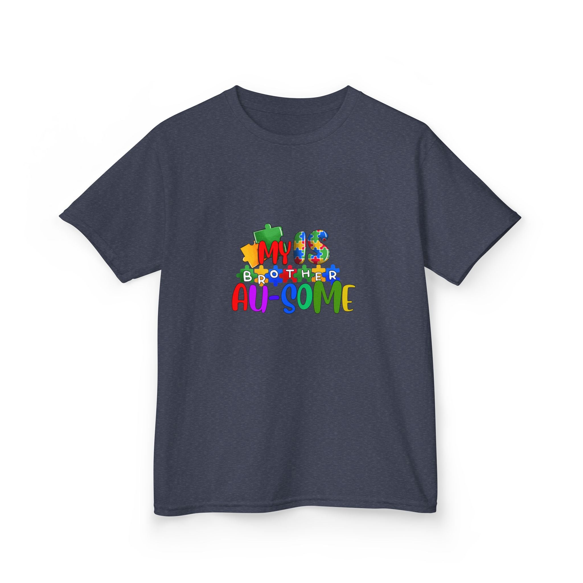Kids Tee - "This Kid is Au-some" Colorful Autism Awareness Shirt