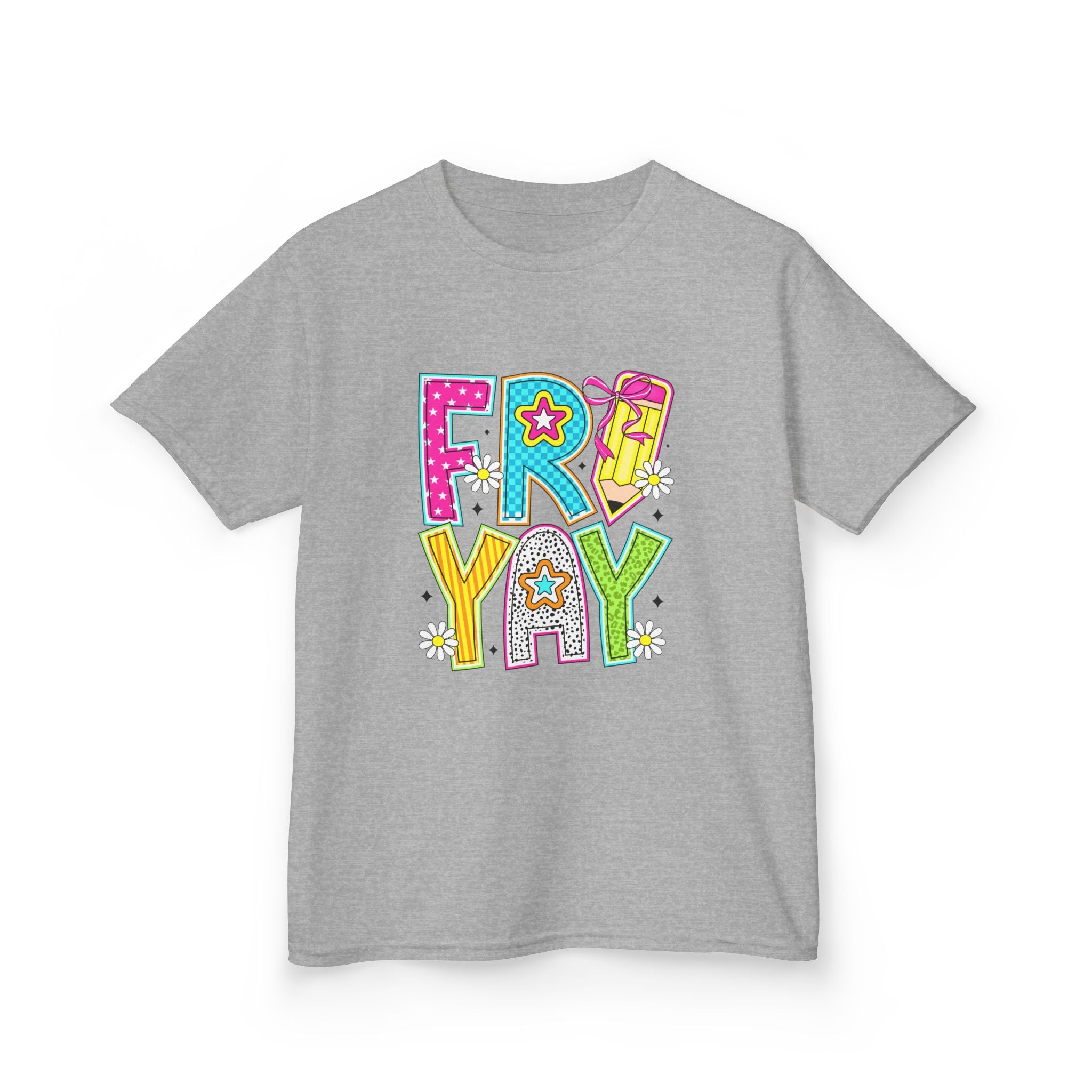 Kids "Fri-Yay" Colorful Celebration Tee