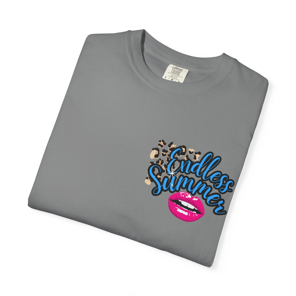 Endless Summer T-Shirt — Retro Lip & Ice Cream Graphic Tee