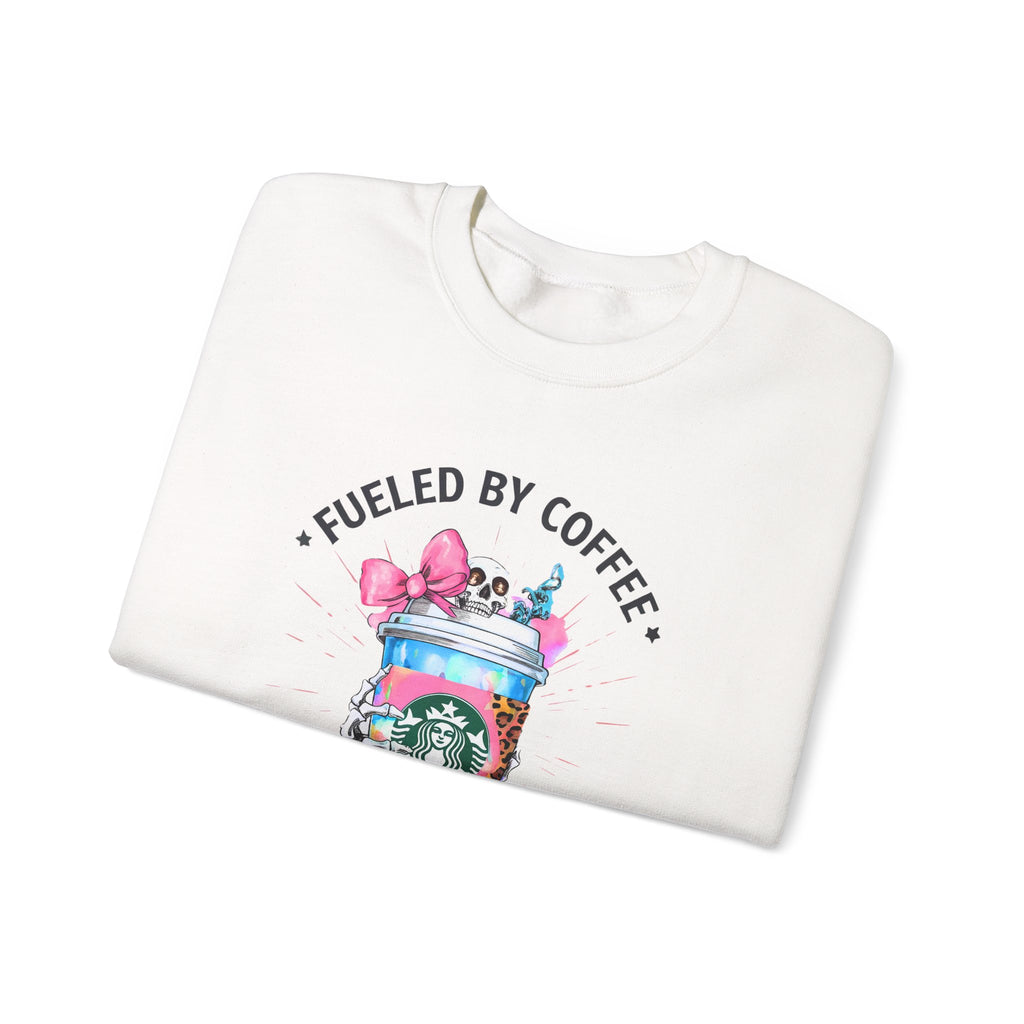 Coffee & Ambition Sweatshirt — Fueled By Coffee Graphic Crewneck