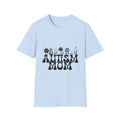 Autism Mom T-Shirt — Floral Retro 'Autism Mom' Tee for Proud Moms