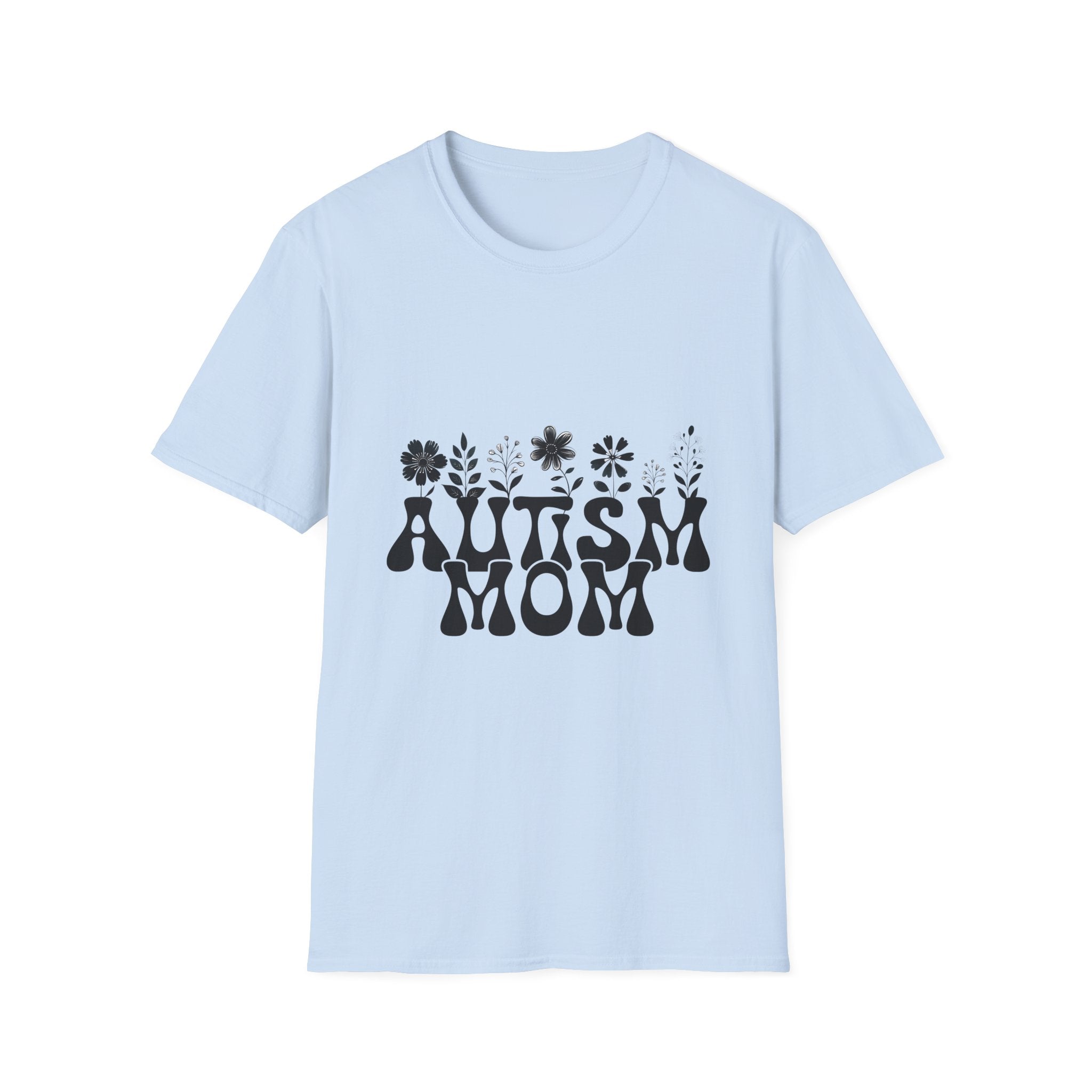 Autism Mom T-Shirt — Floral Retro 'Autism Mom' Tee for Proud Moms
