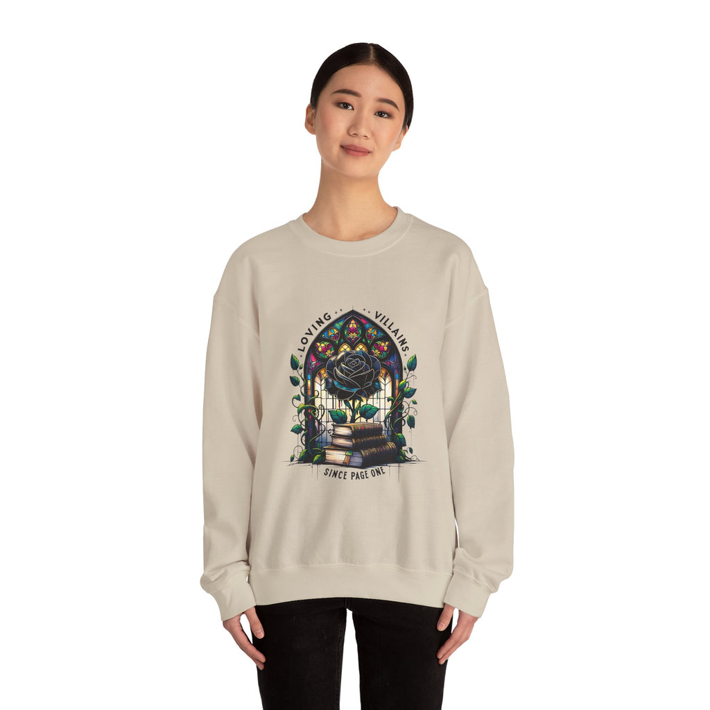 Villains Loving Rose Crewneck Sweatshirt
