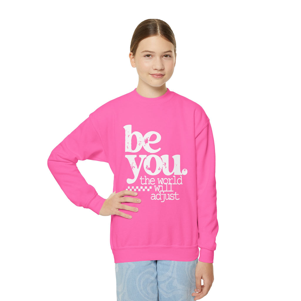 Youth Crewneck Sweatshirt — Classic White Kids Pullover