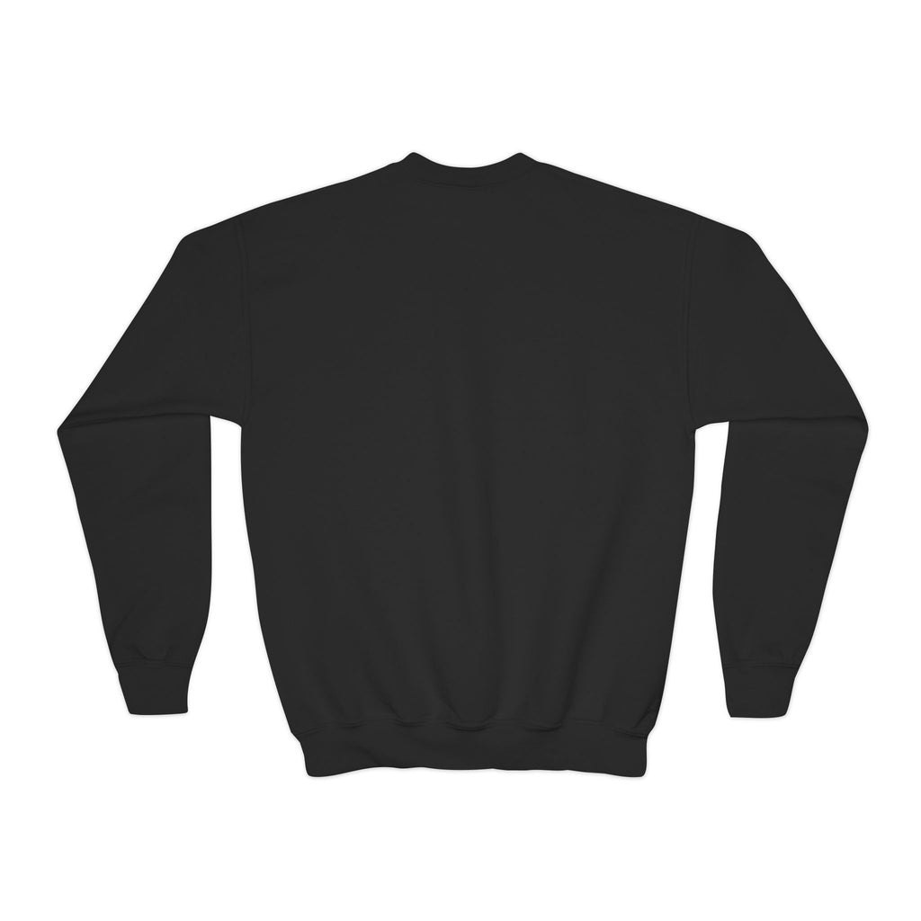 Youth Crewneck Sweatshirt – Tractor with Colorful Puzzle Pieces Kids Pullover (Autism Awareness)