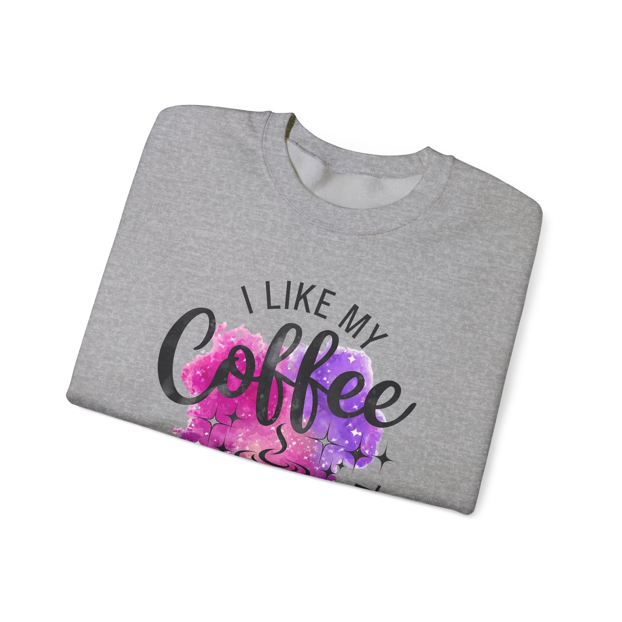 Coffee Sweatshirt — "I Like My Coffee Black as My Soul" Crewneck