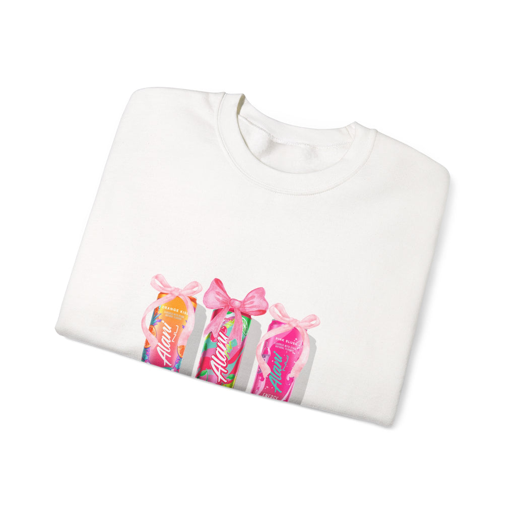 Mom Juice Sweatshirt – Cute Tropical Juice Cups Graphic Crewneck