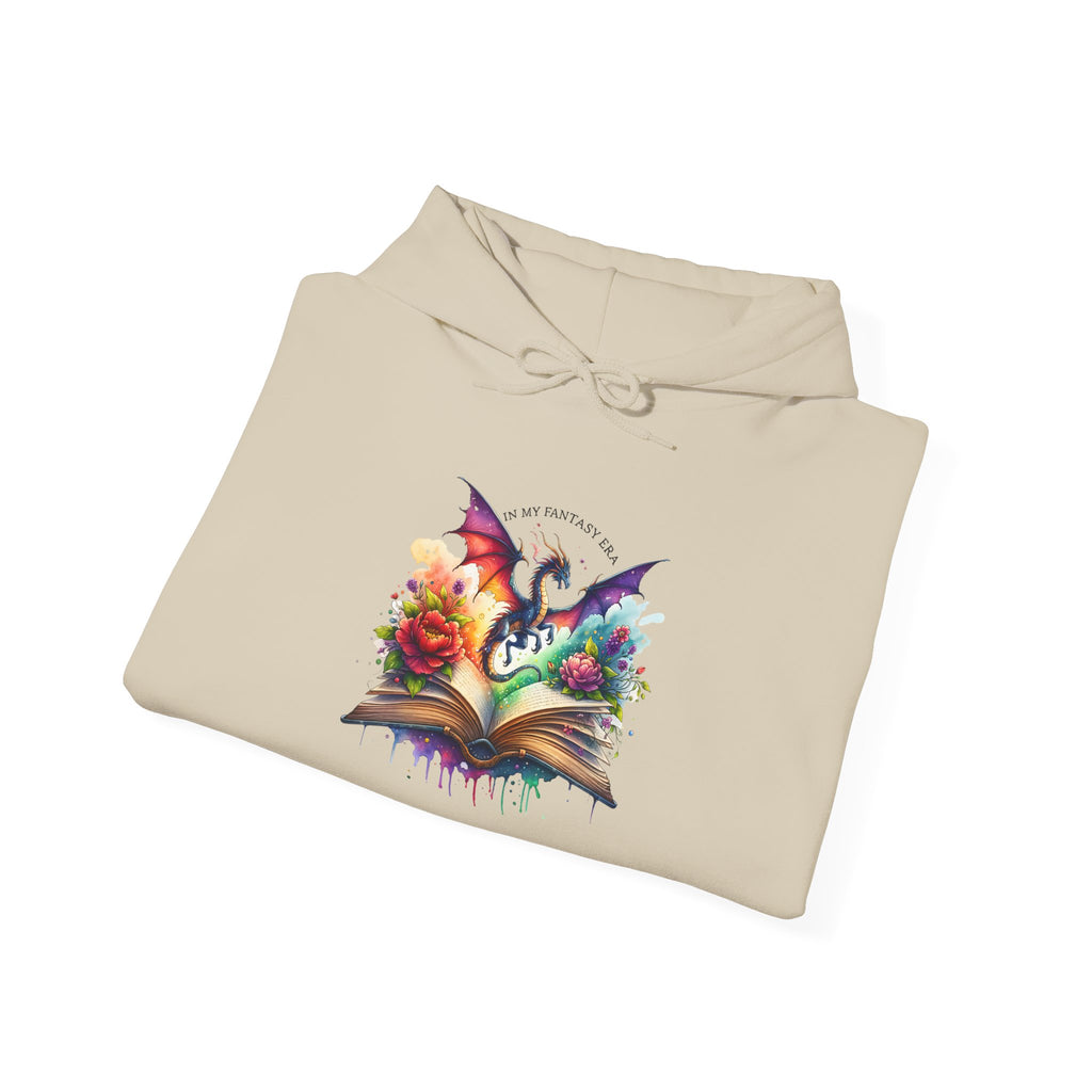 Fantasy Dragon Book Hoodie – Colorful Magic Storybook Sweatshirt